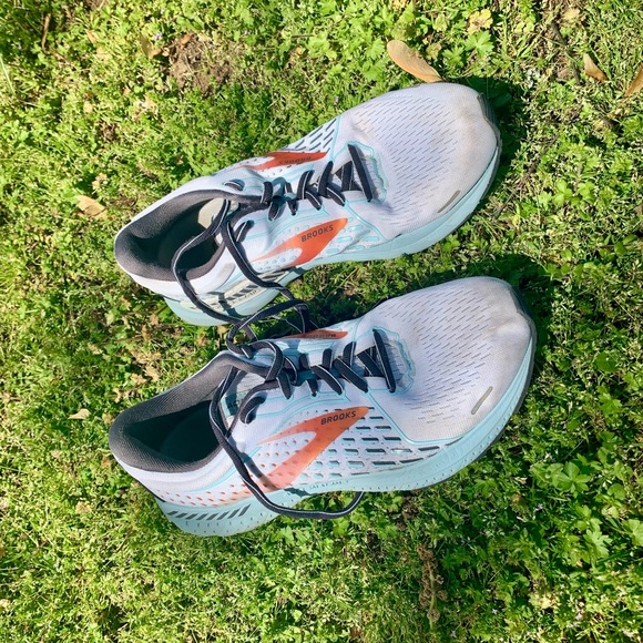 Brooks Shoes - Brooks Light Blue adrenaline GTS Running Shoes